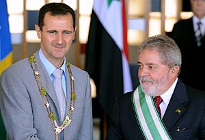 Lula Al-Assad Itamaraty 2010