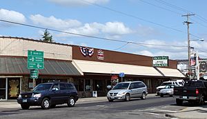 Main street in Molalla Oregon