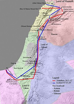 Map Land of Israel