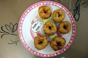 Medhu Vadai is a popular snack in Tamil Nadu