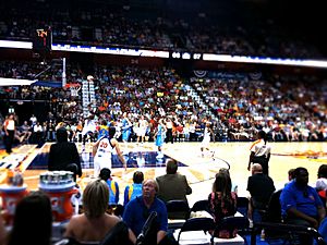 Mohegan Sun Arena Sun game 2011