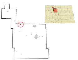 Location of Carpio, North Dakota