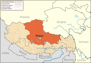 Nagqu map