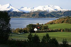 Nedre-Ekset i Volda oktober 2009