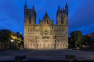 Nidaros cathedral front