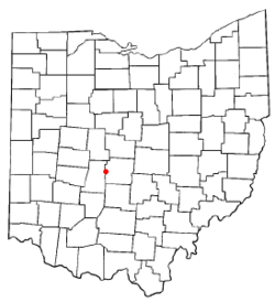 Location of Lake Darby, Ohio