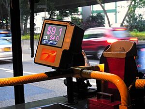 Octopus reader on KMB bus