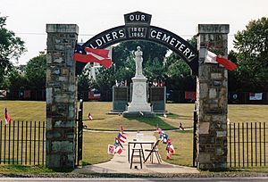 Our Soldiers Cemetery & statue Mt. Jackson VA, USA