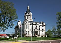 Parke County courthouse in Rockville, Indiana