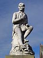 Sco-Dumfries Burns statue close-up