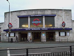 South Wimbledon stn entrance