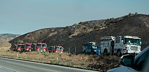 Tumbleweed Fire, Los Angeles County 2021, Part 2