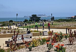 Tunnel Tops Park with Alcatraz