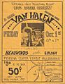 Van halen flyer