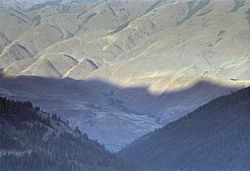 View of Riggins, Idaho