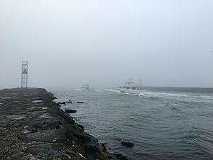 Boats leaving