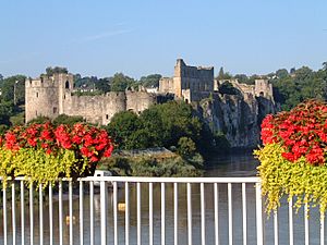 Chaepstow Castle from bridge