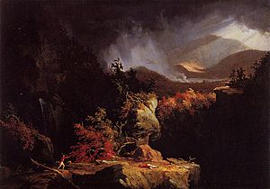 Cole Thomas Gelyna (View near Ticonderoga) 1826-1828