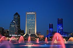 Friendship Fountain at Night