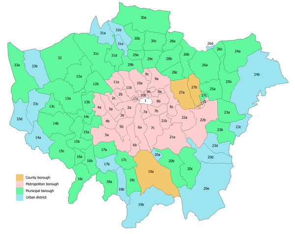 Greater London composite parts