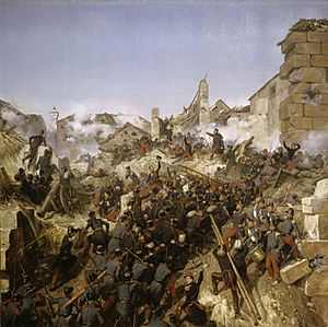 La prise de Constantine 1837 par Horace Vernet