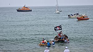 Newlyn raft race1