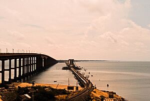 Pamban Road and Rail Bridge