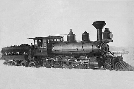 Quebec and Lake Saint-John Railroad Locomotive Number 9