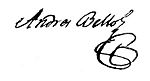 Signature of Andrés Bello, 1804.jpg