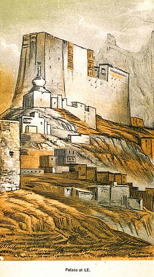 The Palace at Leh, 1847