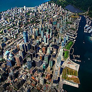 Vancouver aerial view