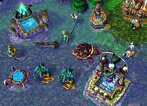 Warcraft III - The Frozen Throne - Naga base