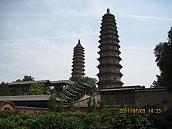 Yongzuo Temple Twin Towers