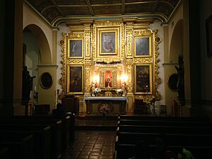 Altar at Plazita Church.