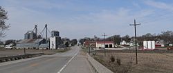 Clatonia seen from the east along Nebraska Highway 41