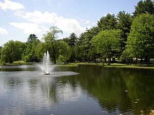 Crandall Park fountain Glens Falls