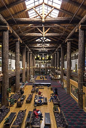 Glacier Park Lodge Lobby MT1