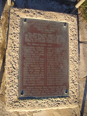 Kurnell Cook Landing Plaque