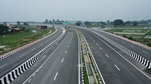 Lucknow ORR 8 lane