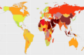 Map of discrimination against the non-religious in the IHEU Freedom of Thought Report