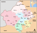 Map rajasthan dist 7 div