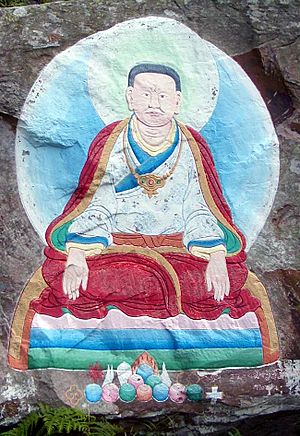 Marpa painting Holy isle