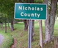 NicholasCountySignWV