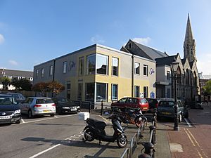 Poole Methodist Church from rear