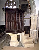 Pulpit St Nectan's Church, Hartland