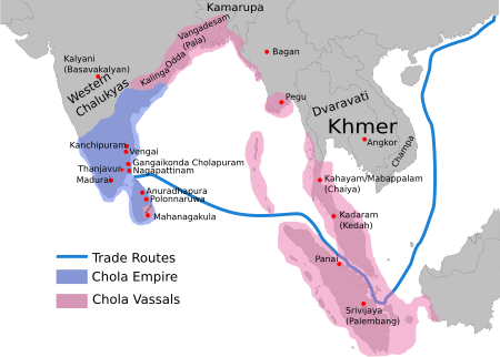 Rajendra Chola's Territories c. 1030 CE