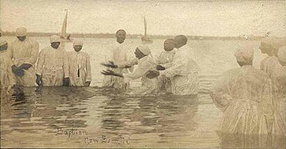 River baptism in New Bern