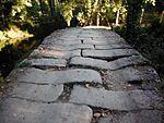 Ancient Roman bridge on the Camino