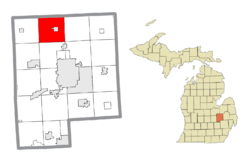 Location within Genesee County