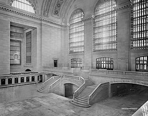 West balcony, main concourse, Grand Central Terminal